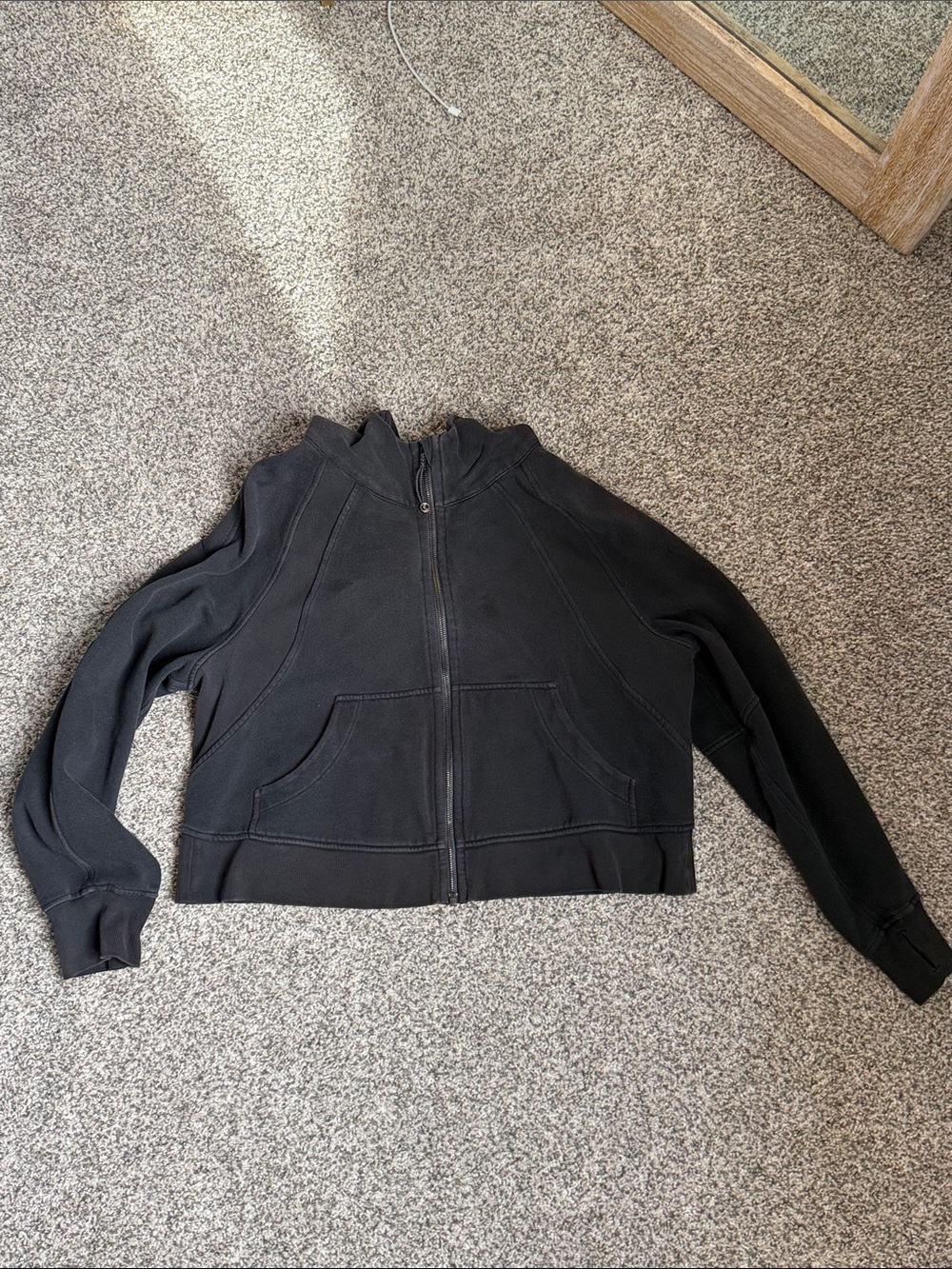Lululemon Black Scuba Zip Up